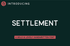 Settlement Font