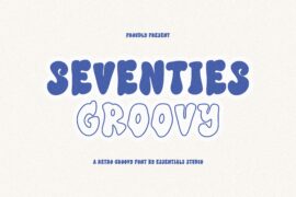 SEVENTIES GROOVY Font Family