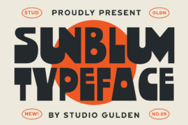 SG Sunblum Font