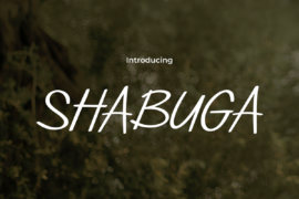 SHABUGA Font