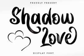 Shadow Love – Personal Use Font