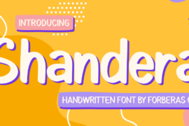 Shandera Demo Font