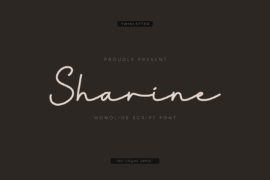 Sharine Trial Font