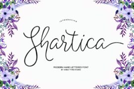 Shartica Script Font