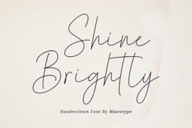 Shine Brightly Font