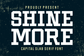 Shine More Font Family