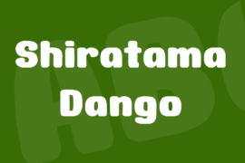 Shiratama Dango Font