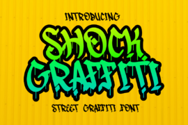 Shock Graffiti Font