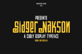 Sidger Nakson Demo Font
