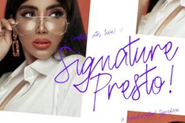 Signature Presto Font