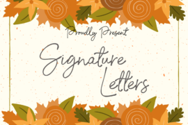 SignatureLetters Font