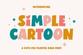 Simple Cartoon Font