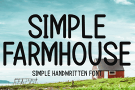 Simple Farmhouse Font
