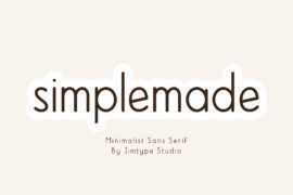 Simplemade Font DEMO Font