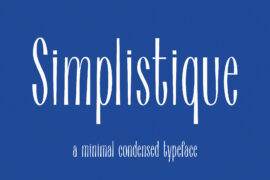 Simplistique Font