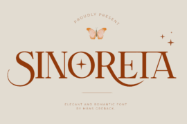 Sinoreta PERSONAL USE Font