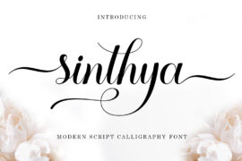 Sinthya Script Font
