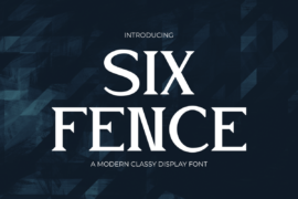 SIX-FENCE Font