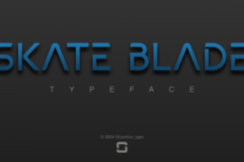 Skate blade Font Family