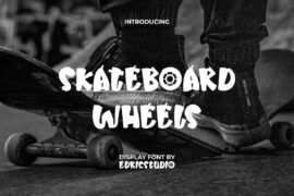 SkateboardWheelsDemo Font