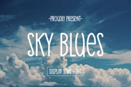 Sky Blues Font