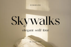 Skywalks Font
