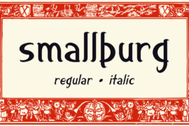 smallburg Font Family