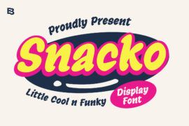 Snacko Trial Font