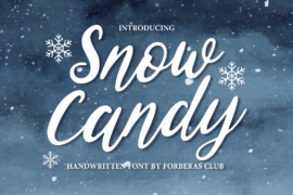 Snow Candy Demo Font