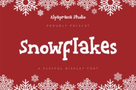 Snowflakes Font
