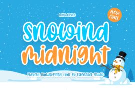Snowind midnight Font