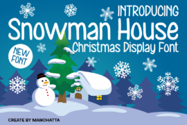 Snowman House Font