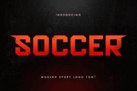 Soccer Font