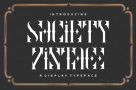 Society Vintage Demo Font