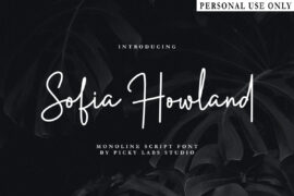 Sofia Howland DEMO! Font