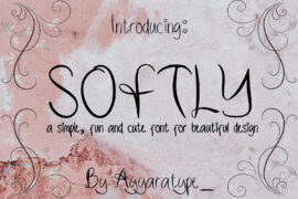 Softly Handwritten Font