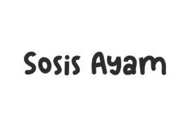 Sosis Ayam Demo Font