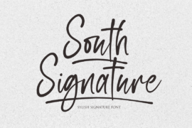 South Signature Font