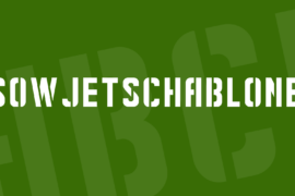 Sowjetschablone Font