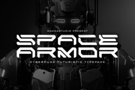 SPACE ARMOR Font