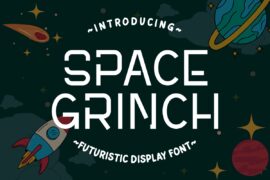 Space Grinch Font