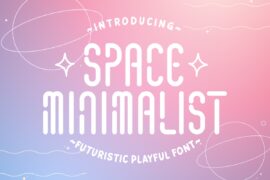 Space Minimalist Font