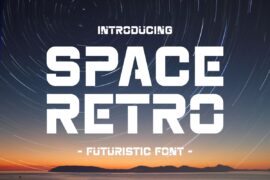 Space Retro Font