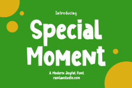 Special Moment Font