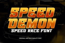 Speed Demon Font