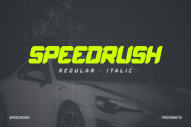 Speed Rush Font Family