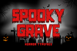 Spooky Grave – Personal use Font
