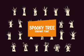 Spooky Tree Font