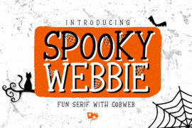 Spooky Webbie Font