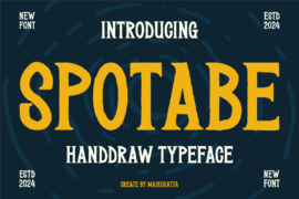 SPOTABE Font